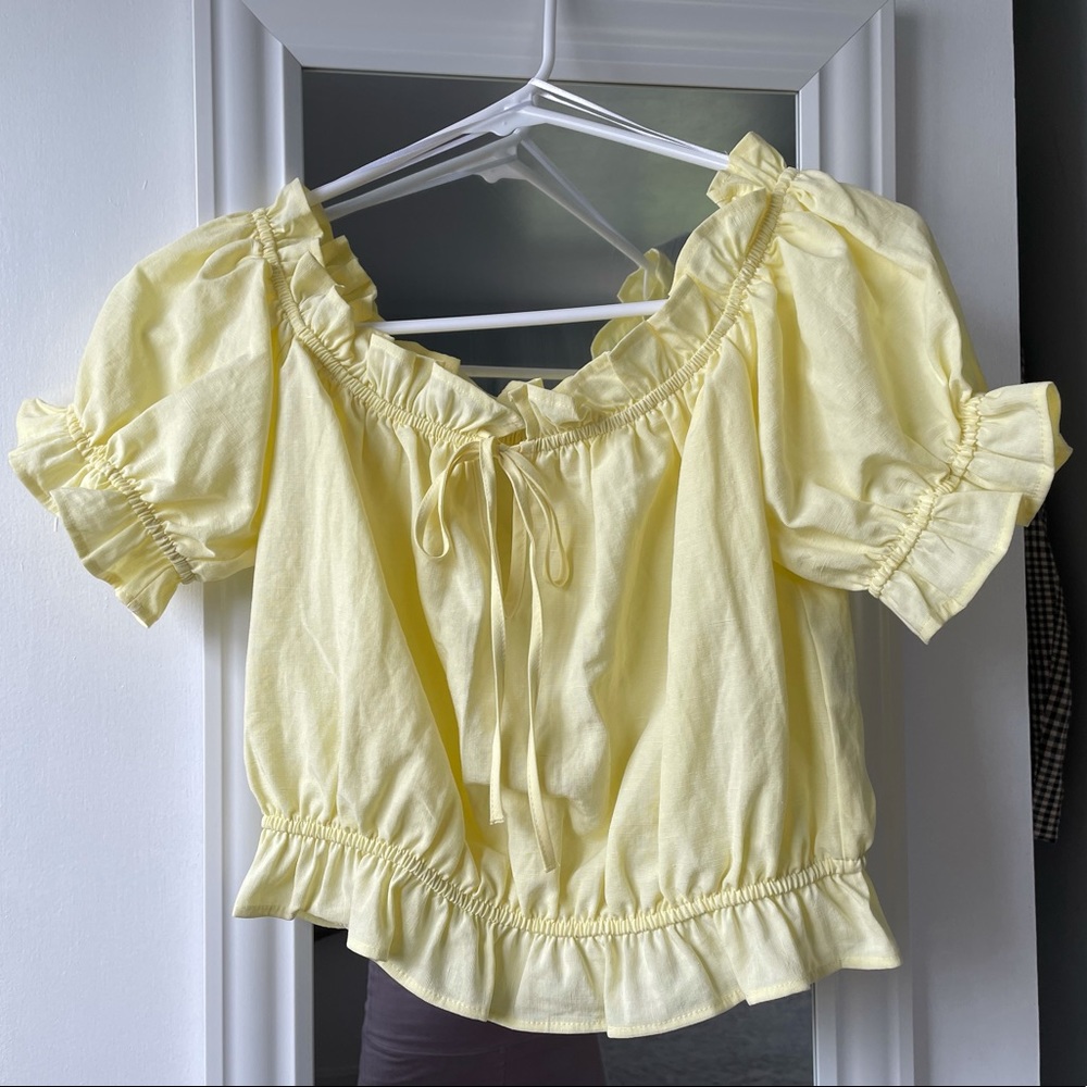 H&M Yellow Top